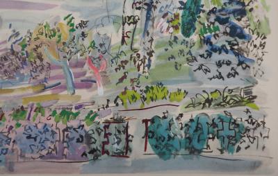 Raoul DUFY - Soleil en forêt, 1953 - Lithographie Originale Signée 2
