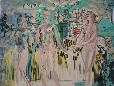 Raoul DUFY : Les trois grâces - Lithographie Originale Signée 2