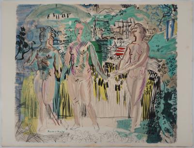 Raoul DUFY : Les trois grâces - Lithographie Originale Signée 2