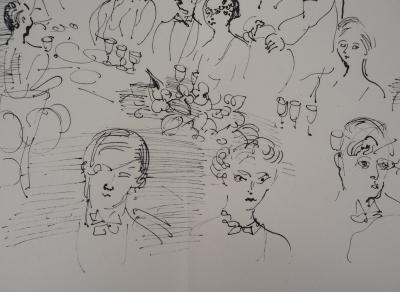 Raoul DUFY : Le dîner - Gravure Originale Signée 2