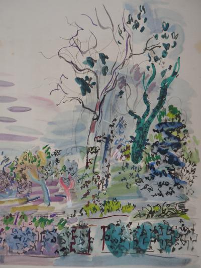 Raoul DUFY - Soleil en forêt, 1953 - Lithographie Originale Signée 2