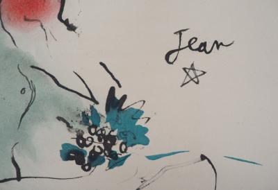 Jean COCTEAU - Ephèbe, Lithographie Signée 2