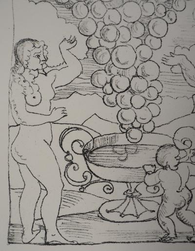 André DERAIN - L'adoration du raisin, Gravure 2