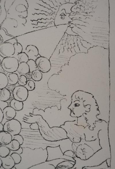 André DERAIN - L'adoration du raisin, Gravure 2