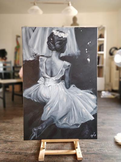 Sylvie MAGNIN - Étoile naissante, 2019 - Huile sur toile 2