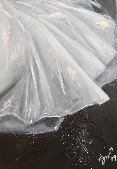 Sylvie MAGNIN - Étoile naissante, 2019 - Huile sur toile 2
