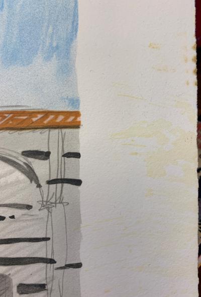 Yves BRAYER : Palio de Sienne - Lithographie originale signée /125ex 2