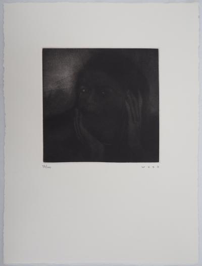 Albert WODA : Portrait de femme - Gravure Originale Signée 2
