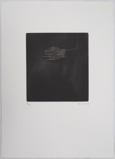 Albert WODA : La main - Gravure Originale Signée 2