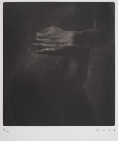Albert WODA : La main - Gravure Originale Signée 2