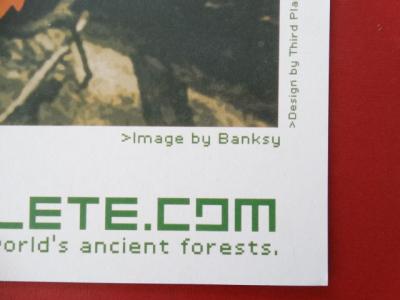 BANKSY (d’après) - Save or delete, Greenpeace, 2002 - Affiche 2
