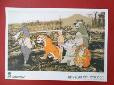 BANKSY (d’après) - Save or Delete, Greenpeace, 2002 - Affiche 2