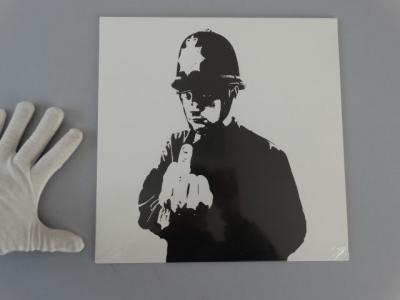 Banksy (d’après) - Vinyle, sérigraphie, édition limitée 2
