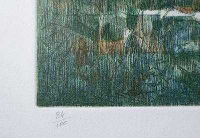 Enzo BRUNORI - L’arbre, 1992 - Lithographie Originale signée et numérotée au crayon 2