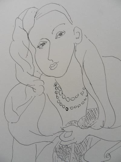 Henri MATISSE (d’après) - Femme au collier de perles, 1943 - Lithographie signée 2