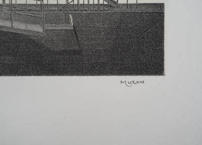 Jacques MURON : Le trophée - Gravure Originale Signée 2