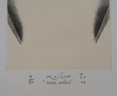 Jacques MURON : Pinces noires - Gravure Originale Signée 2