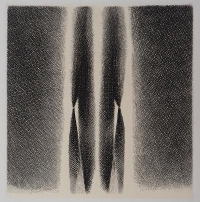 Jacques MURON : Pinces noires - Gravure Originale Signée 2