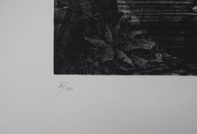 Gérard TRIGNAC : La cité des marais - Gravure Originale Signée 2