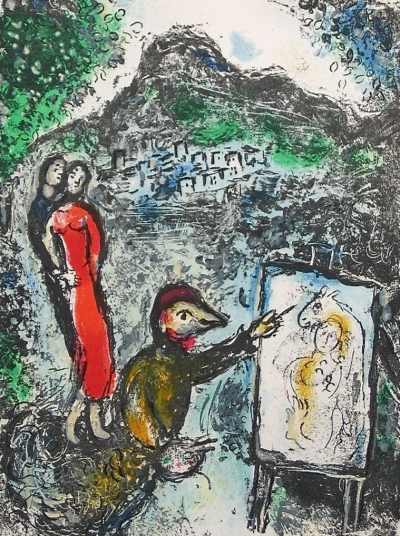 Marc CHAGALL - Les céramiques et sculptures, 1972 - Lithographie originale 2