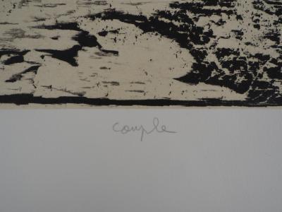 Francis MOCKEL : Couple - Gravure Originale Signée 2