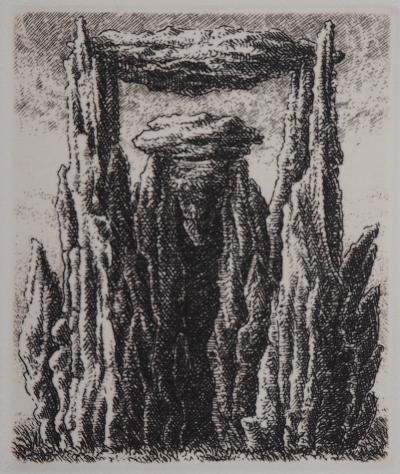 François HOUTIN : 6e, 7e, 8e et 9ème nymphées - Gravure Originale Signée 2