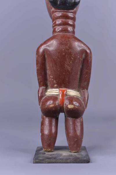 ART ETHNIQUE AFRICAIN :Fétiche / statuette colon baoulé de Côte d’Ivoire 107 2