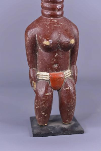 ART ETHNIQUE AFRICAIN :Fétiche / statuette colon baoulé de Côte d’Ivoire 107 2