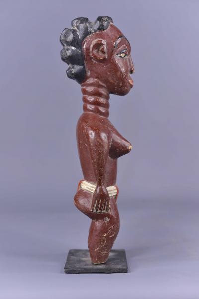 ART ETHNIQUE AFRICAIN :Fétiche / statuette colon baoulé de Côte d’Ivoire 107 2