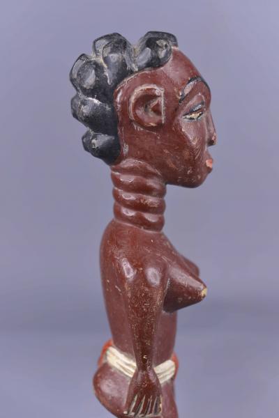 ART ETHNIQUE AFRICAIN :Fétiche / statuette colon baoulé de Côte d’Ivoire 107 2