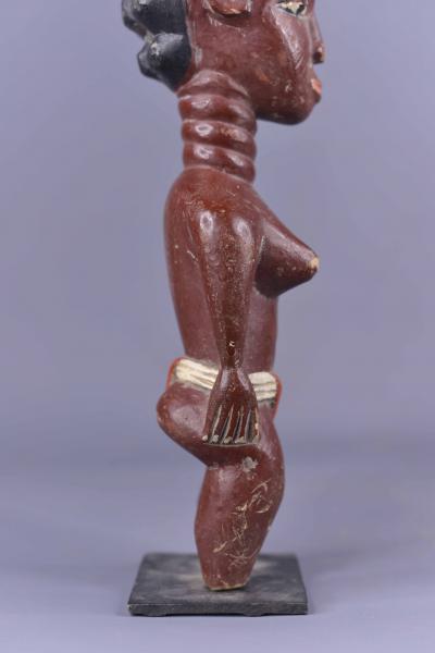 ART ETHNIQUE AFRICAIN :Fétiche / statuette colon baoulé de Côte d’Ivoire 107 2