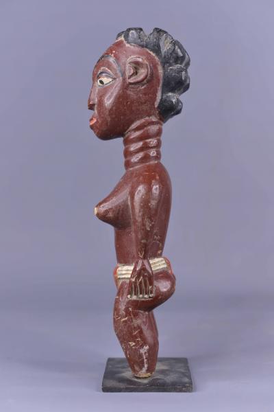 ART ETHNIQUE AFRICAIN :Fétiche / statuette colon baoulé de Côte d’Ivoire 107 2