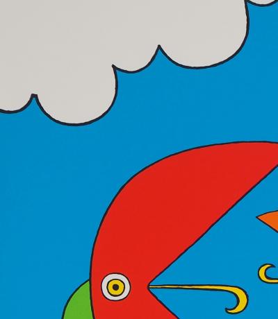 Charles LE BARS - Oiseaux protecteurs - Sérigraphie originale signée 2