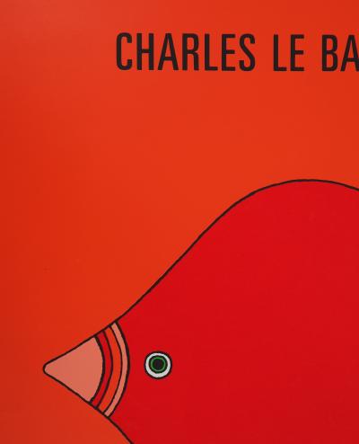 Charles LE BARS: El pájaro del amor - Serigrafía original firmada 2