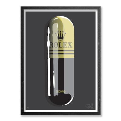 DENIAL, Rolex Pill, 2019, Lithographie signée et numérotée 2