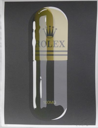 DENIAL, Rolex Pill, 2019, Lithographie signée et numérotée 2