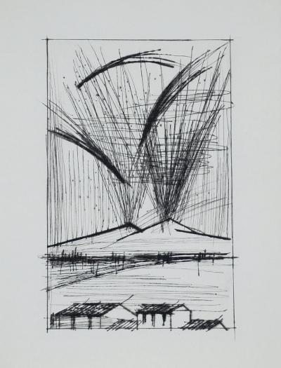 Bernard Buffet - Naples - Dry Point 2