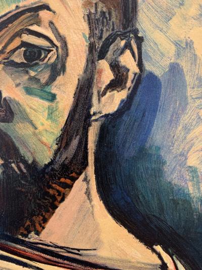 Henri MATISSE (d’après) : Autoportrait, 1954 - Lithographie Signée 2