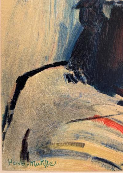 Henri MATISSE (d’après) : Autoportrait, 1954 - Lithographie Signée 2