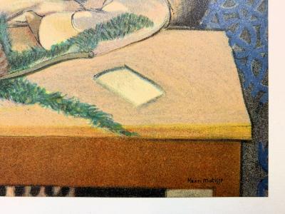Henri MATISSE (d’après) - Femme devant un aquarium - Lithographie Signée 2