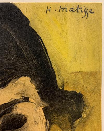 Henri MATISSE (d’après) : Femme au col blanc - Lithographie Signée 2