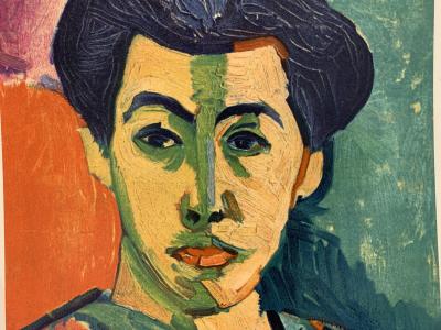 Henri MATISSE (d’après) : Madame Matisse, 1954 - Lithographie en couleur 2