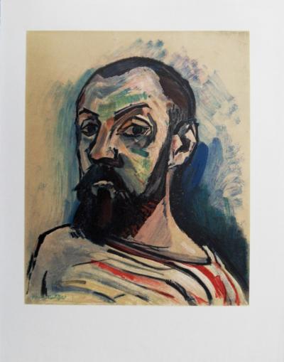Henri MATISSE (d’après) : Autoportrait, 1954 - Lithographie Signée 2