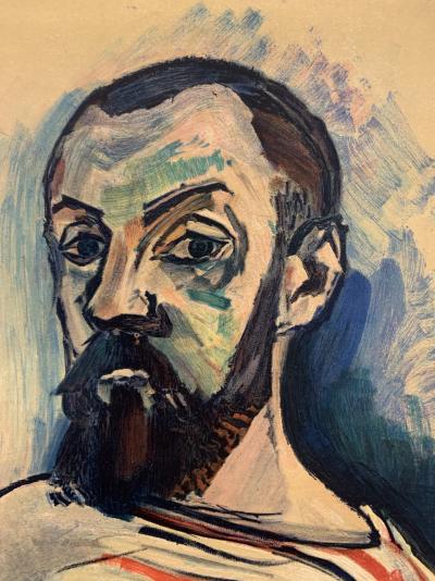 Henri MATISSE (d’après) : Autoportrait, 1954 - Lithographie Signée 2