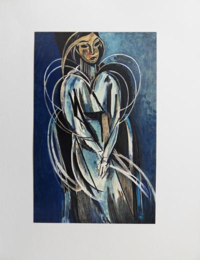 Henri MATISSE (d’après) : Portrait cubiste, 1954 - Lithographie 2