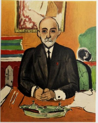 Henri MATISSE (d’après) : Homme à la cravate noire, 1954 - Lithographie Signée 2