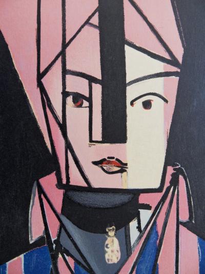 nach Henri MATISSE - Der weiß-rosa Kopf, 1954 - Lithografie 2