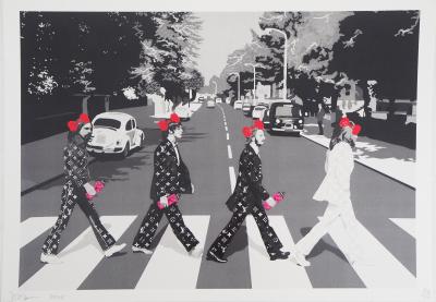 Death NYC - The Beatles Louis Vuitton  - Sérigraphie originale numérotée et signée - 2
