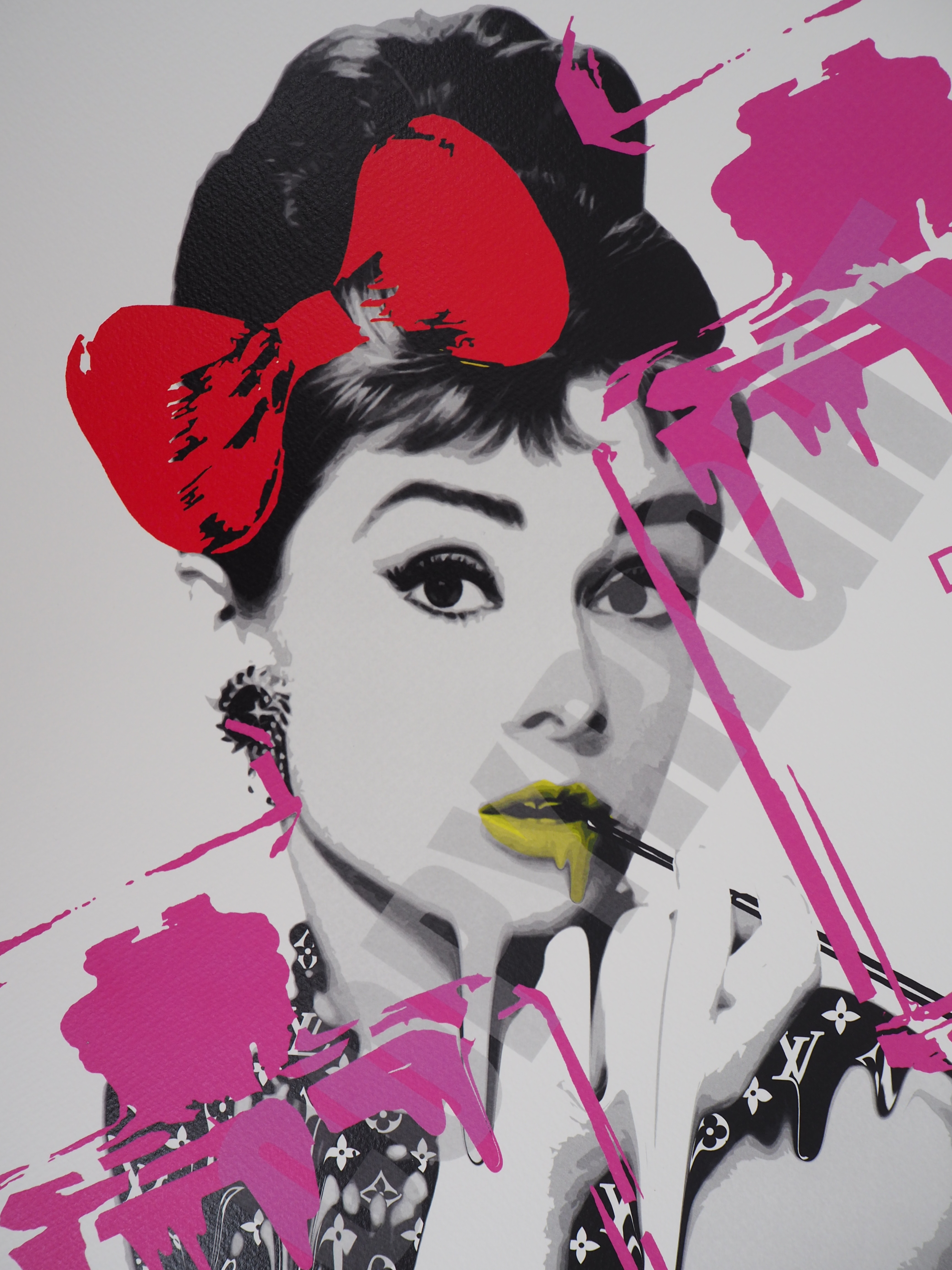 Death NYC Audrey Hepburn Death Perfume Sérigraphie originale