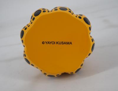 Yayoi Kusama (d’après) - Dots Obsession (Pumpkin yellow - Small) - sculpture originale, signée 2